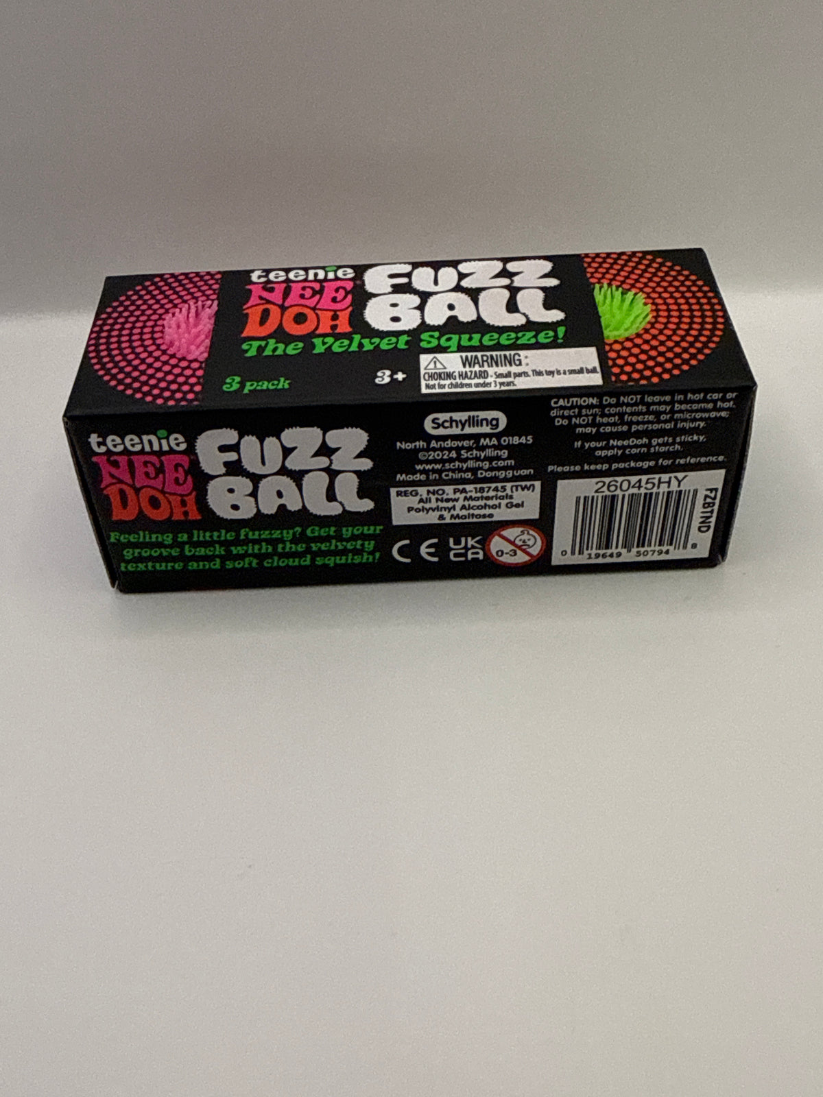 Teenie NeeDoh Fuzz Ball 1 RANDOM PACK CHOSEN)