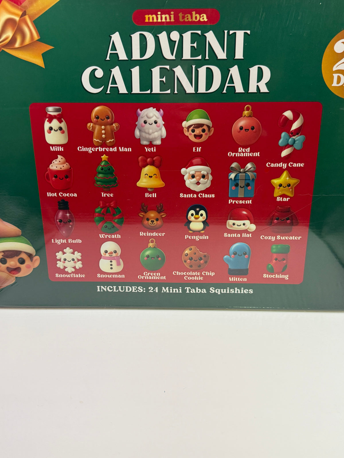 Mini Taba 24-Day Advent Calendar – Christmas Squishies
