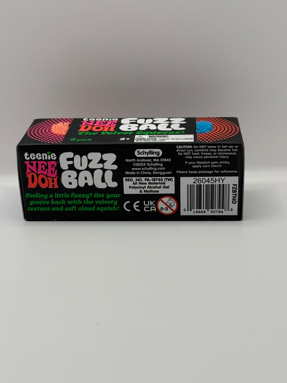 Teenie NeeDoh Fuzz Ball 1 RANDOM PACK CHOSEN)