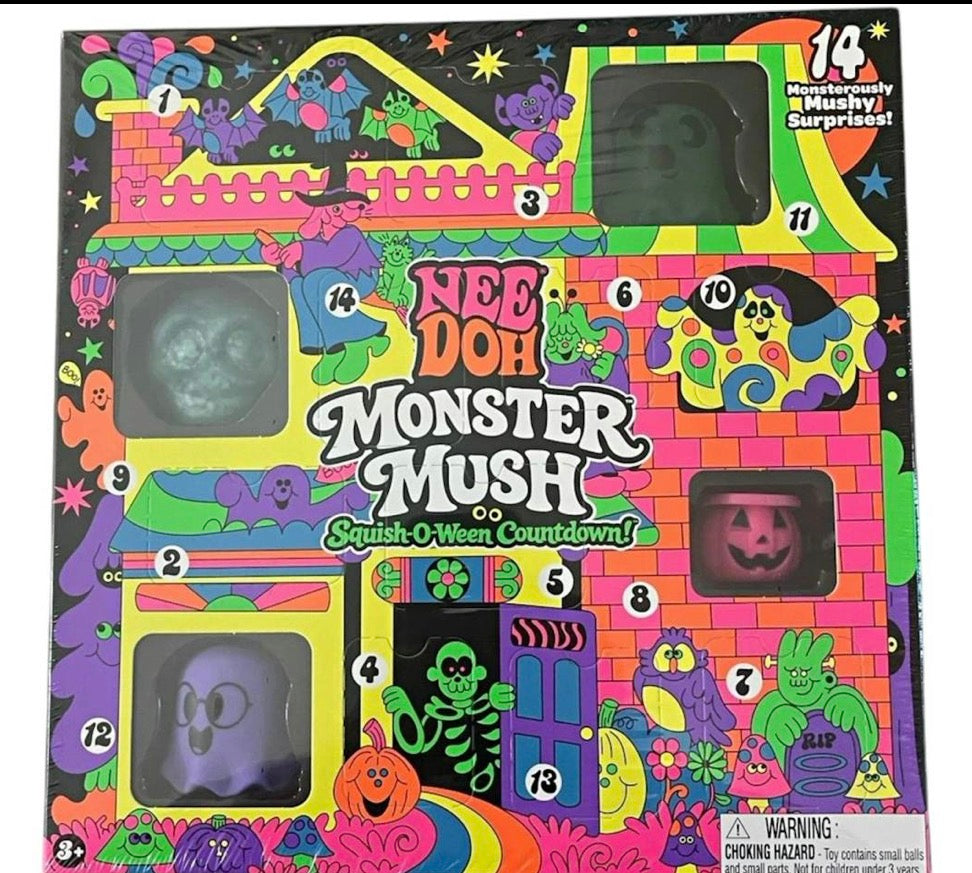 NeeDoh Monster Mush Squish-O-Ween Countdown