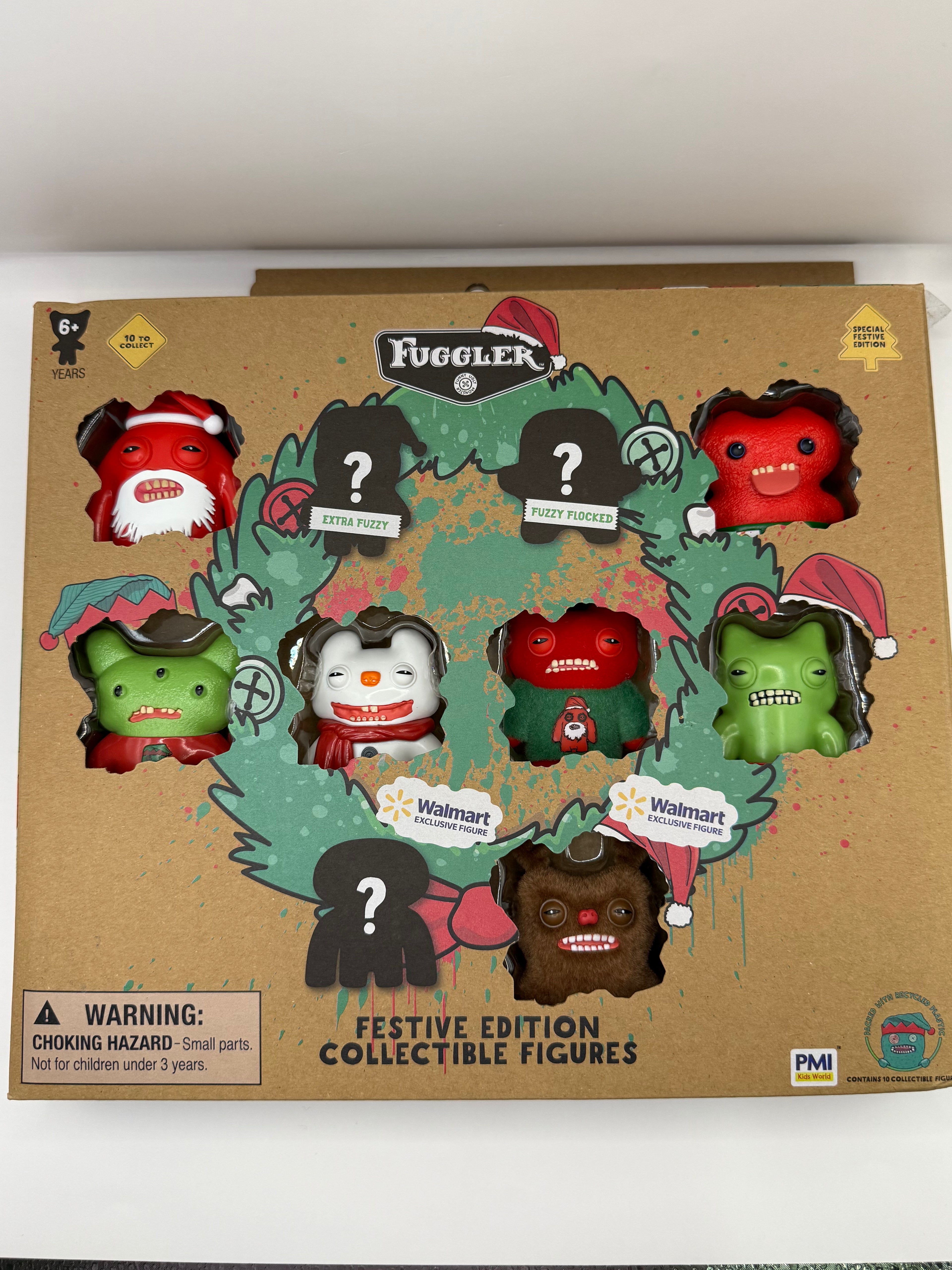 Fuggler Fuggmas Edition Collectible Figures – 10 figures pack