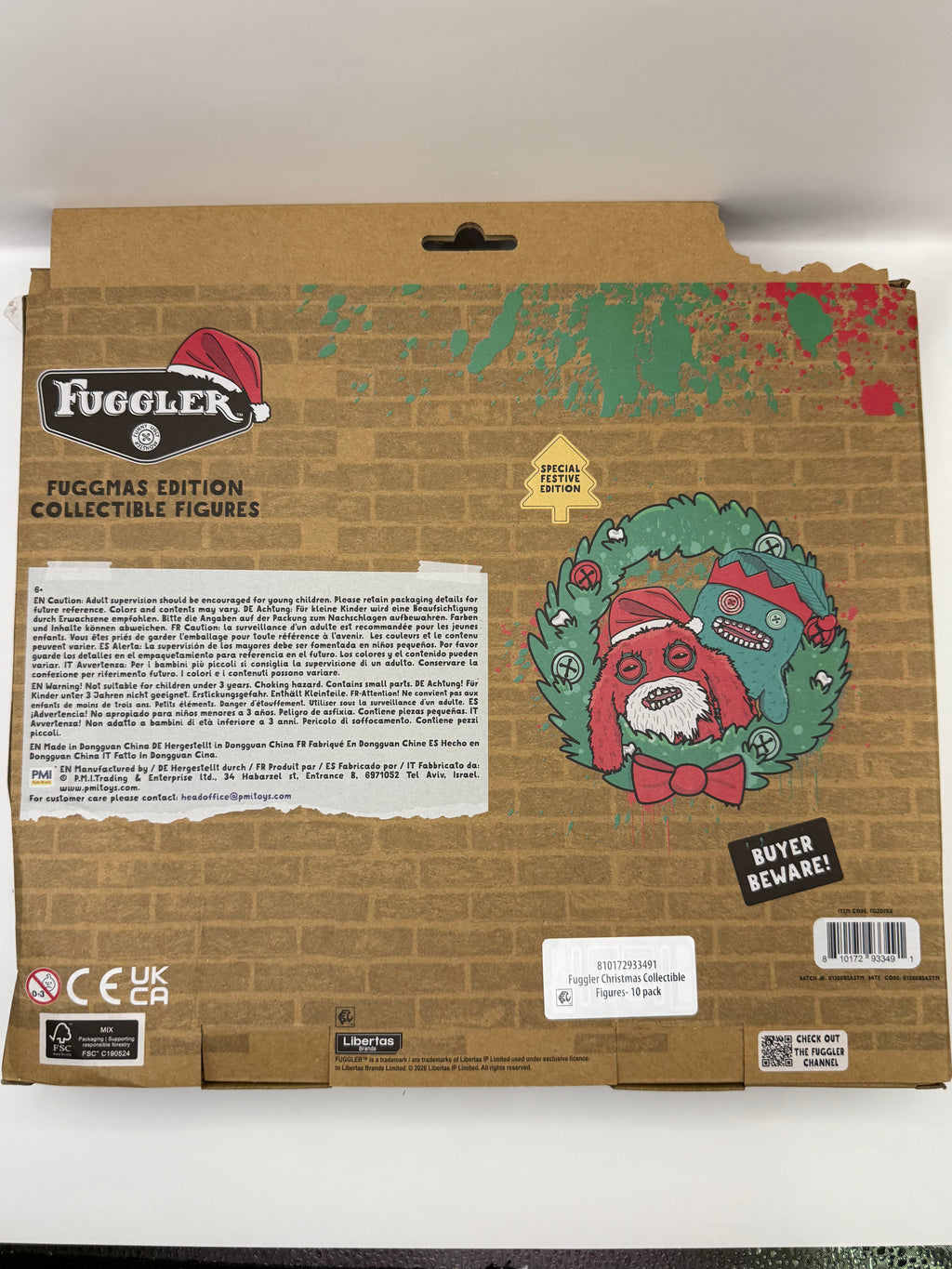 Fuggler Fuggmas Edition Collectible Figures – 10 figures pack